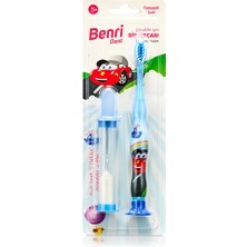 2 Adet Benri Dent Kum Saatli Çocuk Diş Fırçası Mavi (Yumuşak)