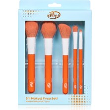5 Adet Eklips 5'li Makyaj Fırça Seti Summer Collection