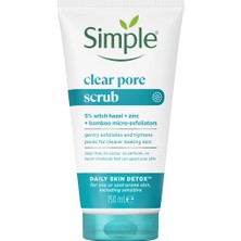 5 Adet Simple Daily Skin Detox Gözenek Arındırıcı Peeling 150 ml