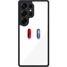 BG AKSESUAR Samsung Galaxy S25 Ultra Uyumlu Kapsül Desenli Kamera Korumalı Darbelere Dayanıklı Kılıf