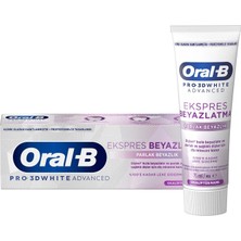 Oral-B Pro 3D White Advanced Ekspres Beyazlık Parlak Beyazlık Diş Macunu 75 ml
