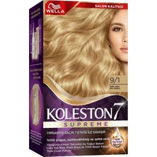 4 Adet Koleston Wella Supreme Saç Boyası 9/1 Özel Açık Kül Sarısı 1 Adet