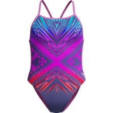 Speedo Vback Kaleidoscope Kadın Mayosu