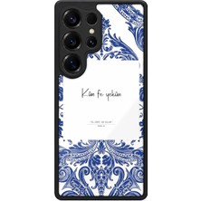 BG AKSESUAR Samsung Galaxy S25 Ultra Uyumlu Künfeyekûn Desenli Kamera Korumalı Darbelere Dayanıklı Kılıf