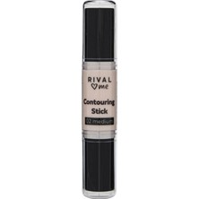 Rival Loves Me Stick Kontür Çift Uçlu No:02 Medium 7 gr