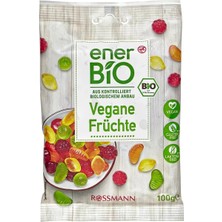 3 Adet Enerbio Organik Meyve Aromalı Çiğnenebilir Şekerleme 100 gr