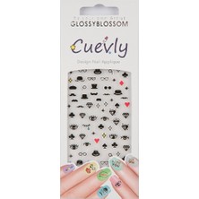 Glossy Blossom Tırnak Süsleme Sticker CUEVLY-96679