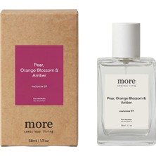 5 Adet More Conscious Living 07 Pear Orange Blossom Amber 50 ml