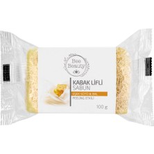 4 Adet Bee Beauty Kabak Lifli Sabun Eşek Sütü & Bal 100 gr