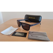 Barcur Yüksek Kalite Titanyum UV400 Polarize Unisex Güneş Gözlüğü