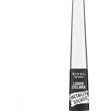 5 Adet Rival Loves Me Eyeliner Likit 06 Silver 4 ml