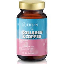 3 Adet Life In Collagen & Copper Takviye Edici Gıda 60 Tablet
