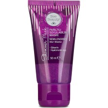 5 Adet Bee Beauty Parıltılı Soyulabilir Mor Maske 50 ml