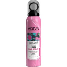 5 Adet Agiva Care&beauty Ylang Ylang Lipozomed C Saç Spreyi Maximum Hold 250 ml