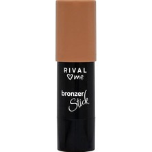 3 Adet Rival Loves Me Bronzer Stick No.03 Brownie 7 gr