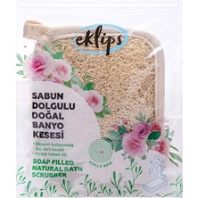 5 Adet Eklips Doğal Sabun Dolgulu Banyo Kesesi
