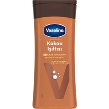 4 Adet Vaseline Vücut Losyonu Kakao Işıltısı Parlaklığını Kaybetmiş ve Kuru Ciltler Için 200 ml