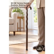 Yenilig 10 Adet Ahşap Baston – 90 cm Yürüme Destek Bastonu, Walking Cane, Yürüyüş Yardımcısı