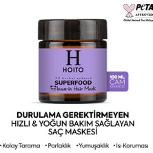 4 Adet Hoito superfood Leave-In Besleyici Durulanmayan Saç Bakım Maskesi 100 ml