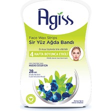 5 Adet Agiss Sirli Yüz Ağda Bantları 28'li (Hassas Ciltler Için)