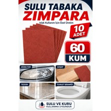 Cnr Zımpara 60 Kum Su Zımpara | Kağıt Zımpara - 10 Adet | Ahşap, Metal ve Macun Yüzeyler Için Kaba Tabaka Zımpara