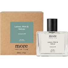 4 Adet More Conscious Living Lemon, Mint & Vetiver Edp Erkek Parfüm No: 09 50 ml