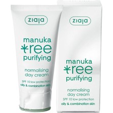 Ziaja Manuka Gündüz Kremi Yağlı ve Karma Cilt, Manuka Ağacı Yaprağı Özlü 50 ml
