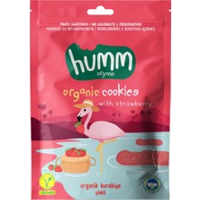 5 Adet Humm Kurabiye Organik Vegan Çilekli 55 G