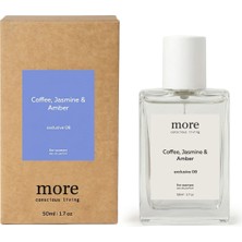 5 Adet More Conscious Living 08 Coffee Jasmine Amber 50 ml