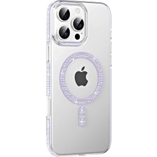 ENCO Joko Apple iPhone 16 Pro Move Taşlı Magsafe Kapak - Lila