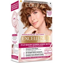 L'Oréal Paris 5 Adet L Oréal Paris Excellence Creme Saç Boyası Altın Açık Kahve 6.32 1 Adet