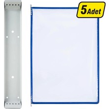 4 Adet Gürsel G9101 A4 Şömiz Metal Duvar Ünitesi Set 5'li