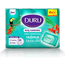 3 Adet Duru Katı Sabun Fresh Sensations Yağmur Tazeliği 4X150 gr