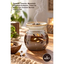 Yenilig 5 Adet Buhurdanlık – Seramik Tasarım, Masaüstü Tütsülük Kullanımı, Tütsü ve Buhur Için Incense Burner