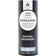 3 Adet Ben & Anna Stick Deodorant Urban Black Natural 40 G