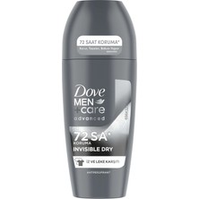 2 Adet Dove Men Deo Roll On Invisible Dry 50 ml