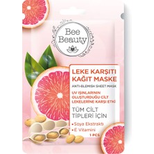 5 Adet Bee Beauty Leke Karşıtı Kağıt Maske 25 ml