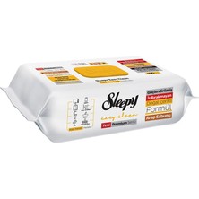 4 Adet Sleepy Easy Clean Arap Sabunu Katkılı Yüzey Temizlik Havlusu 100 Yaprak