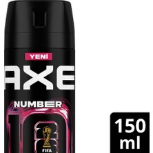 5 Adet Axe Number 10 Erkek Sprey Deodorant Limited Edition 150 ml