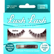 4 Adet Lush Lash Doğal Kıl Define Takma Kirpik LU-618