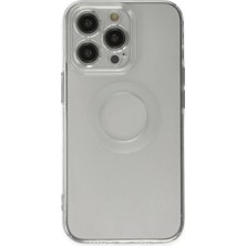 Magicool Iphone 13 Pro Kılıf Santa Lens Silikon - Şeffaf