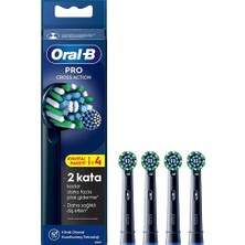 Oral-B Şarjlı Diş Fırçası Yedek Başlığı Cross Action X-Filament 4 Adet