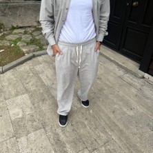 Deluxe Takı ve Giyim Erkek Fitilli Kadife Cepli Buggy Pantolon Oversize Rahat Kalıp - Gri