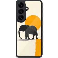 BG AKSESUAR Samsung Galaxy S26 Uyumlu Retrofil Desenli Kamera Korumalı Darbelere Dayanıklı Kılıf
