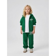 Minipeak Kids La'ciel Paris Yeşil Kapüşonlu Eşofman Takımı