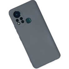 Magicool Infinix Hot 11S Kılıf Nano Içi Kadife Silikon - Gri