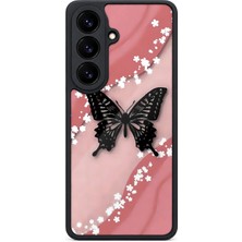 BG AKSESUAR Samsung Galaxy S26 Uyumlu Siyah Desenli Kamera Korumalı Darbelere Dayanıklı Kılıf