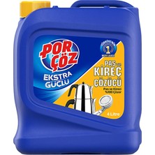 5 Adet Porçöz Kireç ve Pas Çözücü 4 Litre