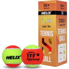 Helix Tenis Topu 8+ Yaş 3lü HT-200  Ttf&ıtf Onaylı