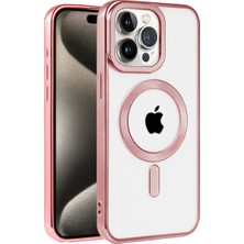 Magicool Iphone 14 Pro Max Kılıf Kronos Magsafe Kapak - Rose Gold
